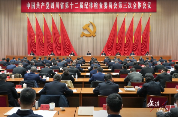 中国共产党四川省第十二届纪律检查委员会第三次全体会...